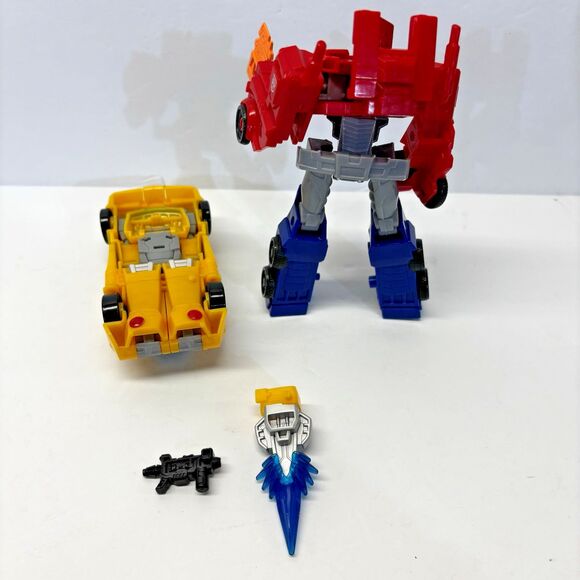 Transformers Optimus Prime and Bumblebee Cyberverse COMPLETE - Picture 2 of 3